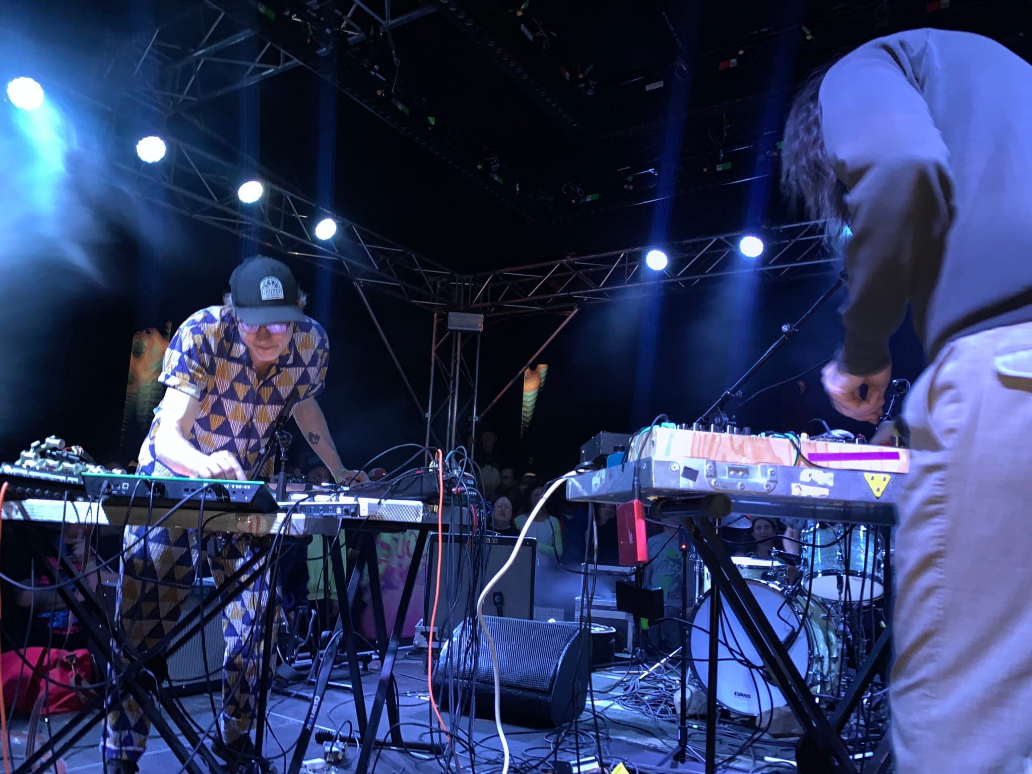 Holy F*ck playing on the Square stage